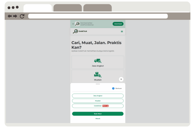 An image of the GolekTruk project.